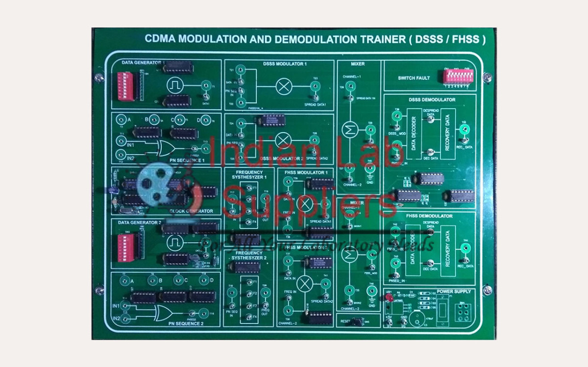 CDMA - DSSS/FHSS Trainer